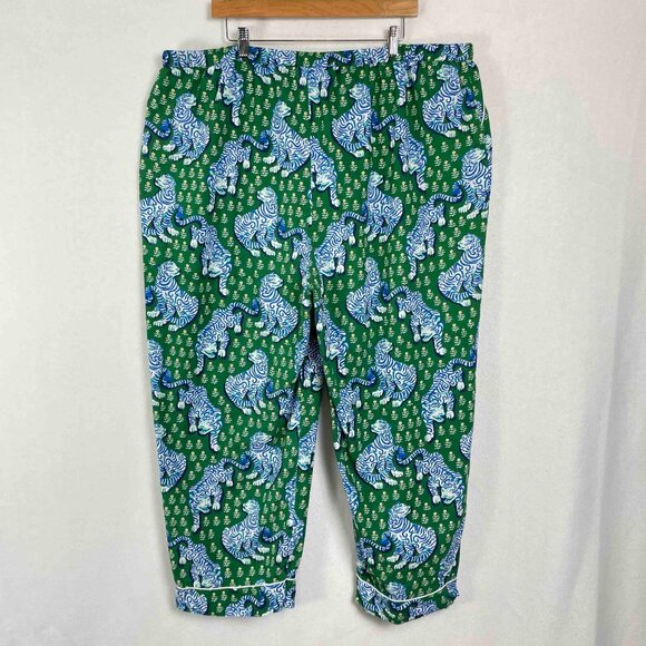 Printfresh Tiger Queen Organic Cotton Pajama Pants Womens Size 3X - Picture 3 of 12
